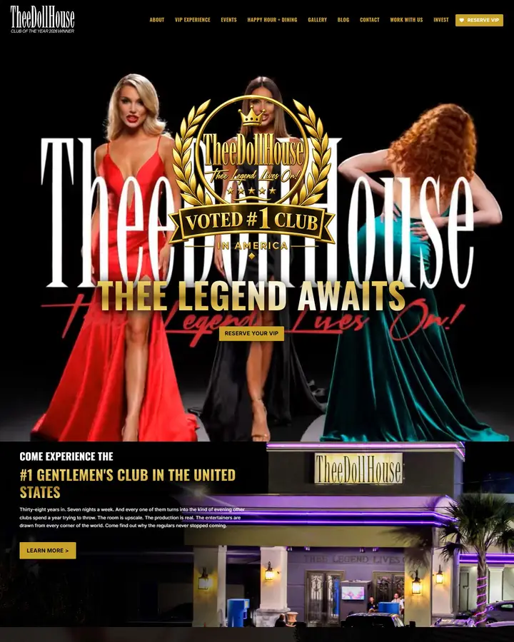 Thee DollHouse website